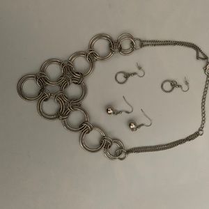 Necklaces all with matching earrings!